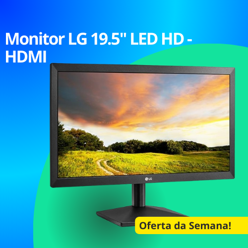 Monitor LG 19.5'' LED HD - HDMI